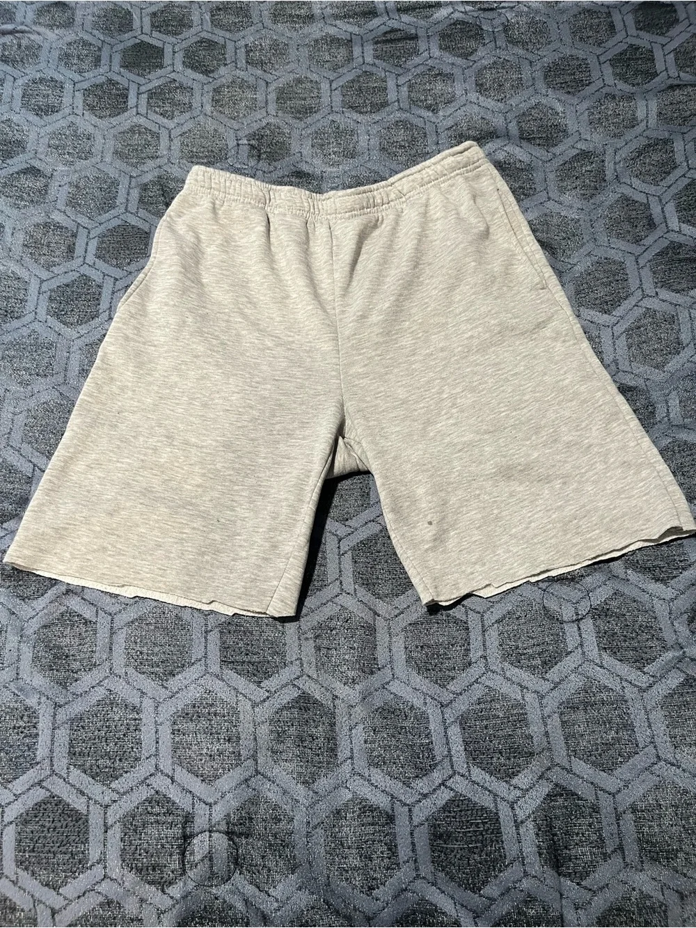 refuge Light Gray Athletic Lounge Shorts
